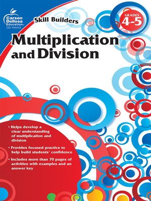 cover image of Multiplication and Division, Grades 4--5